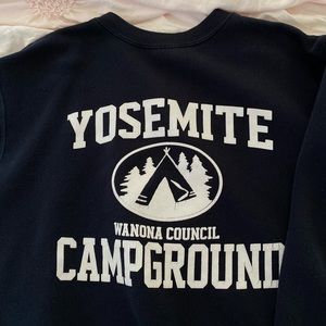 Navy Yosemite Sweatshirt from Brandy Melville